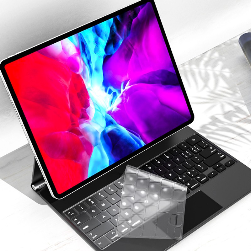 Miếng Dán Bảo Vệ Bàn Phím Bằng TPU Trong Suốt Chống Nước/Bụi Bẩn Cho Ipad Pro 11 12.9 Inch 2020 2021