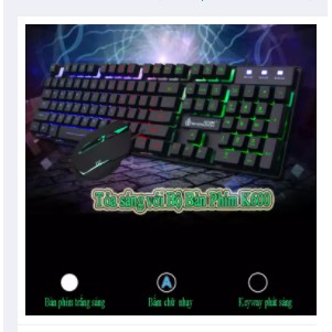 Bàn phím giả cơ chuyên game, BÀN PHÍM MÁY TÍNH CÓ ĐÈN K600 ( PHIÊN BẢN MỚI KAW K900) Đẳng cấp, mượt màBảo hành 1 đổi 1