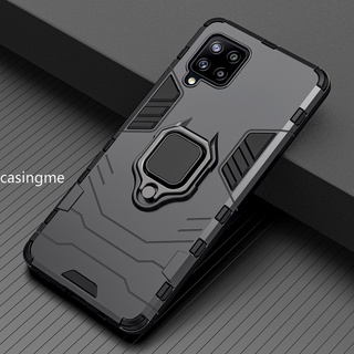 Ốp Điện Thoại Kiểu Giáp Chống Sốc Kèm Giá Đỡ Nhẫn Cho Samsung Galaxy M33 M53 M23 M52 M12 M62 M51 M21 M31 F62 M 33 23 53 4G 5G