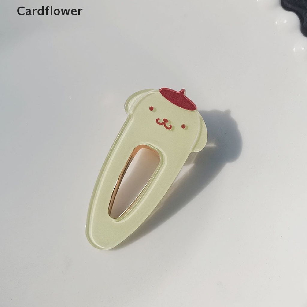 SANRIO &lt; Cardflower &gt; Kẹp Tóc Hoạt Hình Melody Cinnamoroll Hello Kitty Thời Trang Cho Bé Đang Giảm Giá