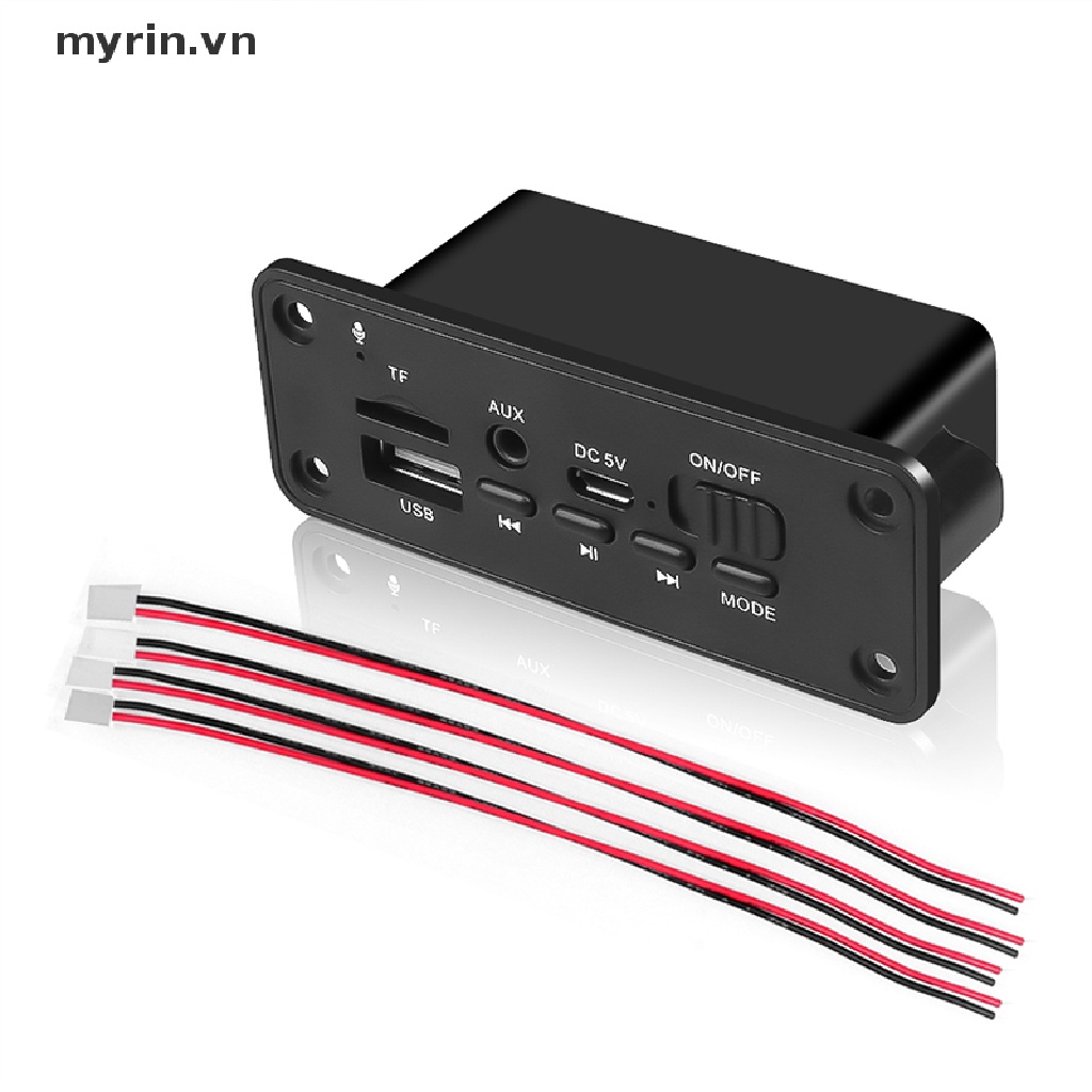 Bảng Mạch Giải Mã Âm Thanh FM Bluetooth 5.0 MP3 2 * 3W Chuyên Dụng Cho Xe Hơi