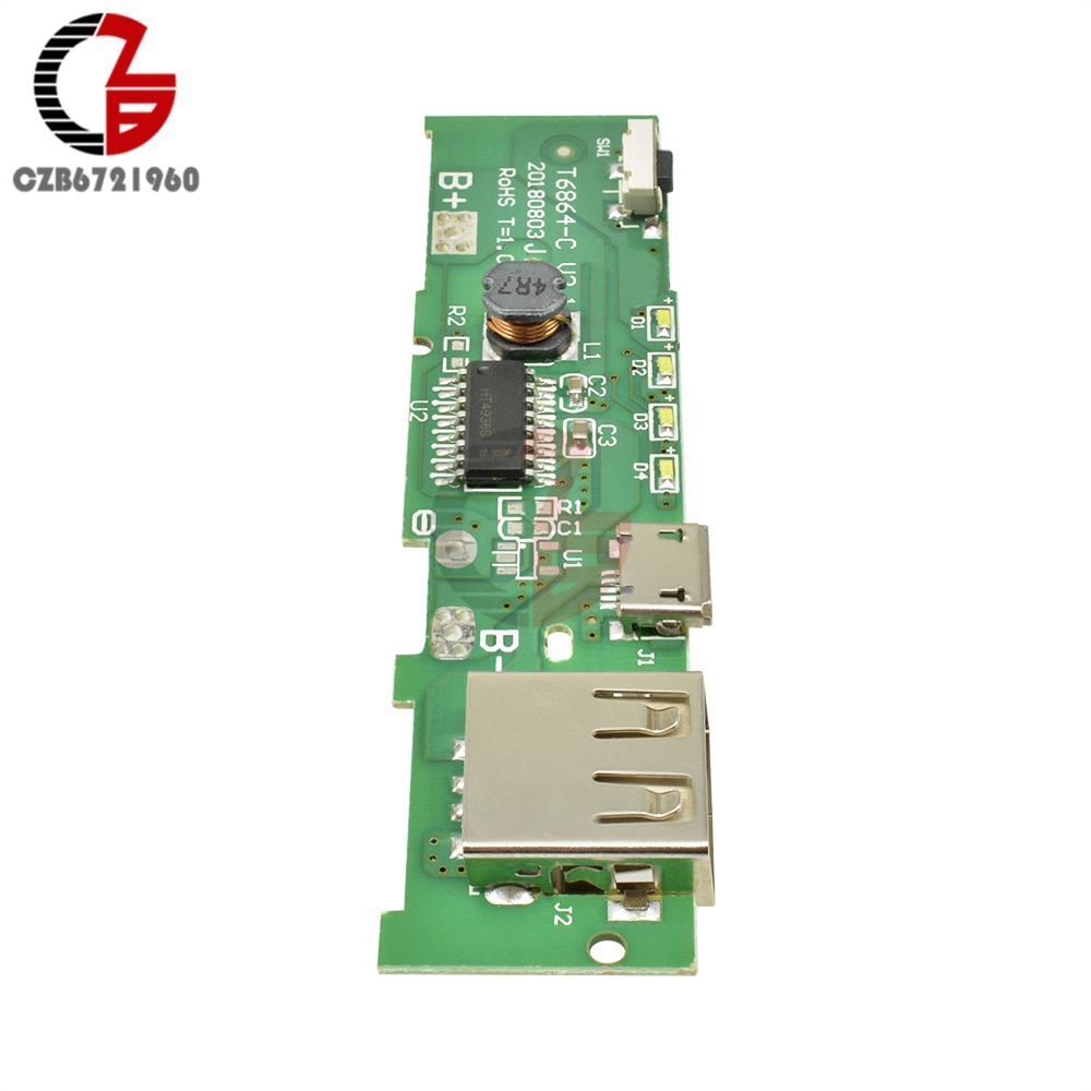 5V 1A 18650 Lithium Battery Charging Board Lipo Li-ion Lead Acide Cell Battery Charge Power Supply Bank Step Up Boost Module