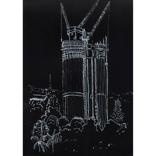 Sổ Sketch giấy đen Mont Marte size A3/A4/A5.