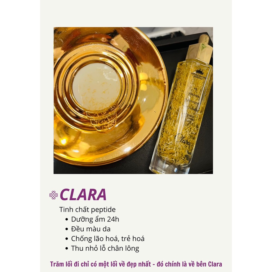 Tinh Chất Căng Bóng Trẻ Hóa Làn Da Peptide Ampoule Clara 50ml