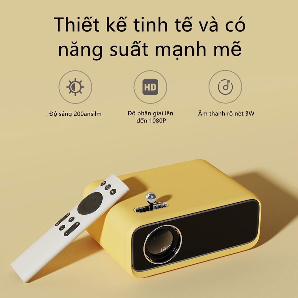 Máy chiếu Wanbo Mini Yellow - Nhỏ gọn,dễ di chuyển