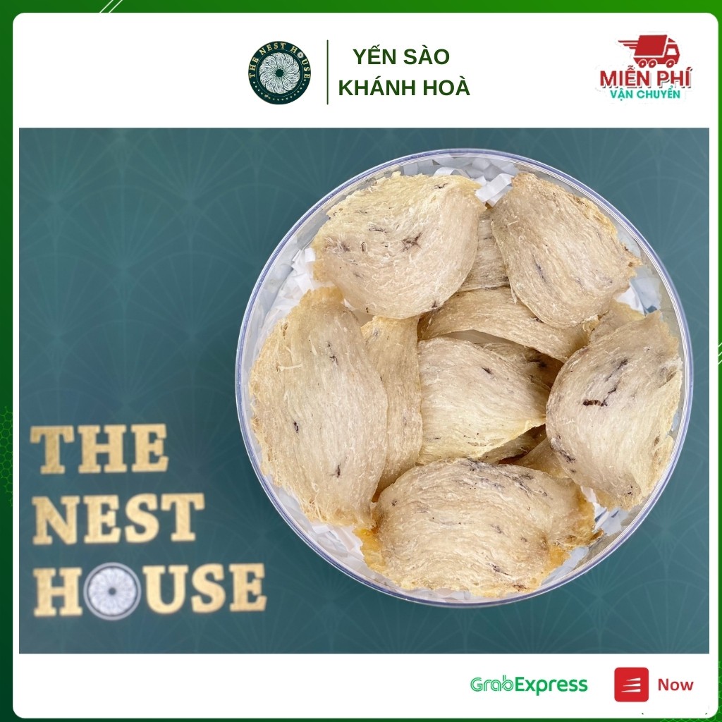 Tổ yến sào thô nguyên tổ nguyên chất 50gr 100gr tổ yến già ít lông The Nest House