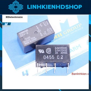 [Rơ le] Relay 5V2A 8 Chân G5V-2-5VDC zin