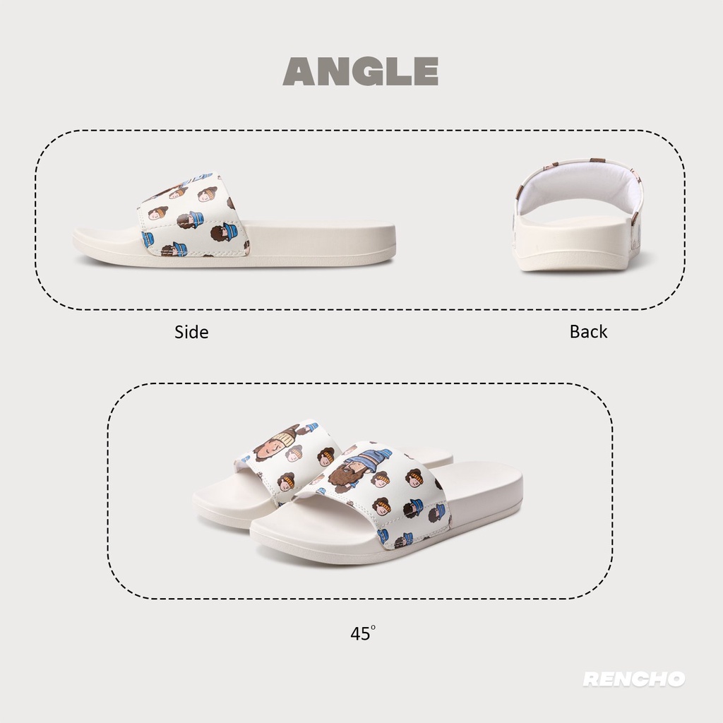 Dép quai ngang cao cấp RENCHO FACE