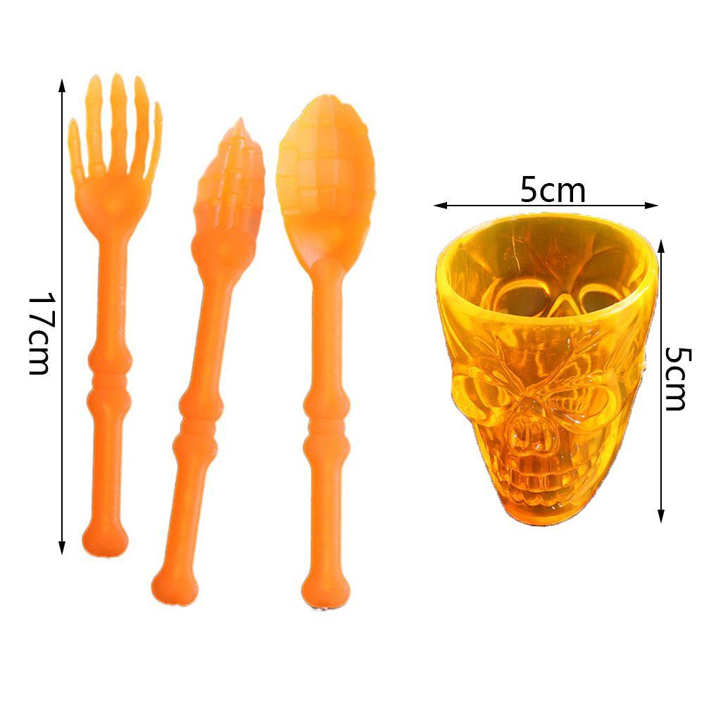 YIYU Cốc Hình Đầu Lâu Dùng Một Lần Trang Trí Bữa Tiệc