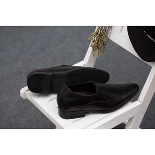 [Tăng chiều cao 7 ] Giày lười da bò tăng chiều cao 7 cm mã HTT2