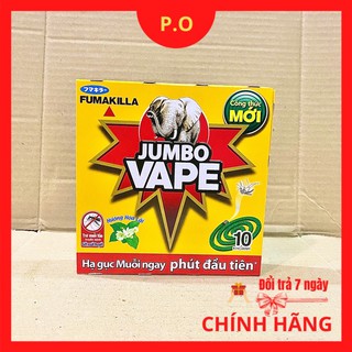 Nhang Trừ Muỗi Jumbo Vape Hương Hoa Nhài 10 khoanh 1 hộp