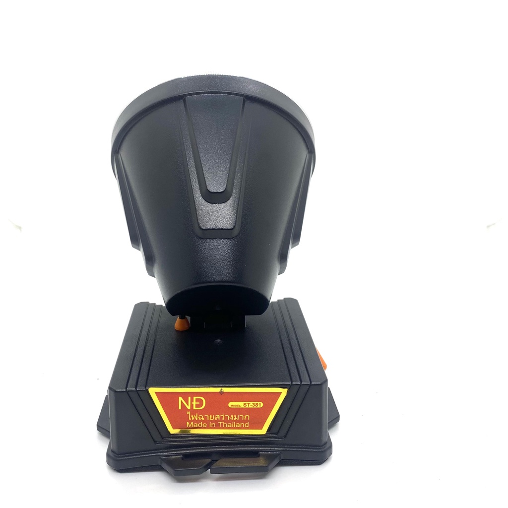 Đèn pin đội đầu siêu sáng, đèn đeo đầu Thái ST 381 có bảng báo pin, cổng ra USB chóa lớn 10cm