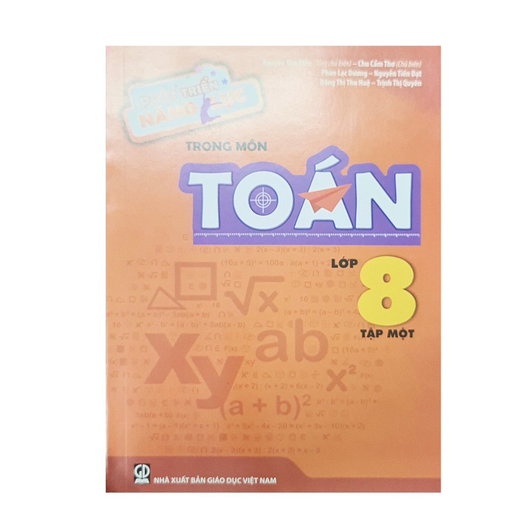 Sách - Combo phát triển năng lực trong môn toán lớp 8 tập 1 + tập 2 ( trọn bộ 2 cuốn )