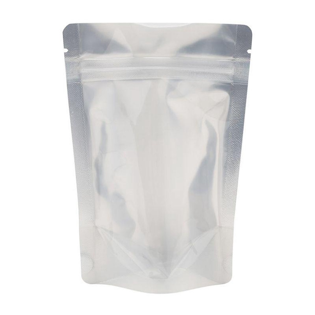 Túi Zipper Đáy Đứng 01 Mặt Bạc Đựng Thực Phẩm Giá Rẻ - 15x22cm