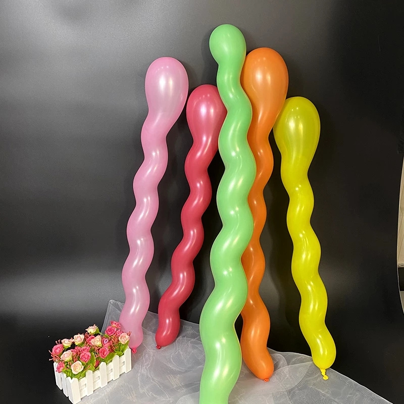 10 Bong Bóng Xoắn Ốc Nhiều Màu Sắc