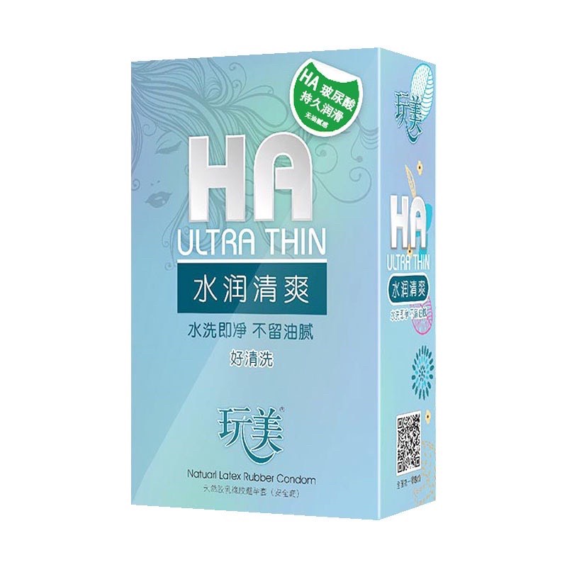 Bao Cao Su HA Ultra Thin Siêu mỏng, Nhiều gel, bao gia đình, nhà nghỉ, nội địa Trung - 100 cái