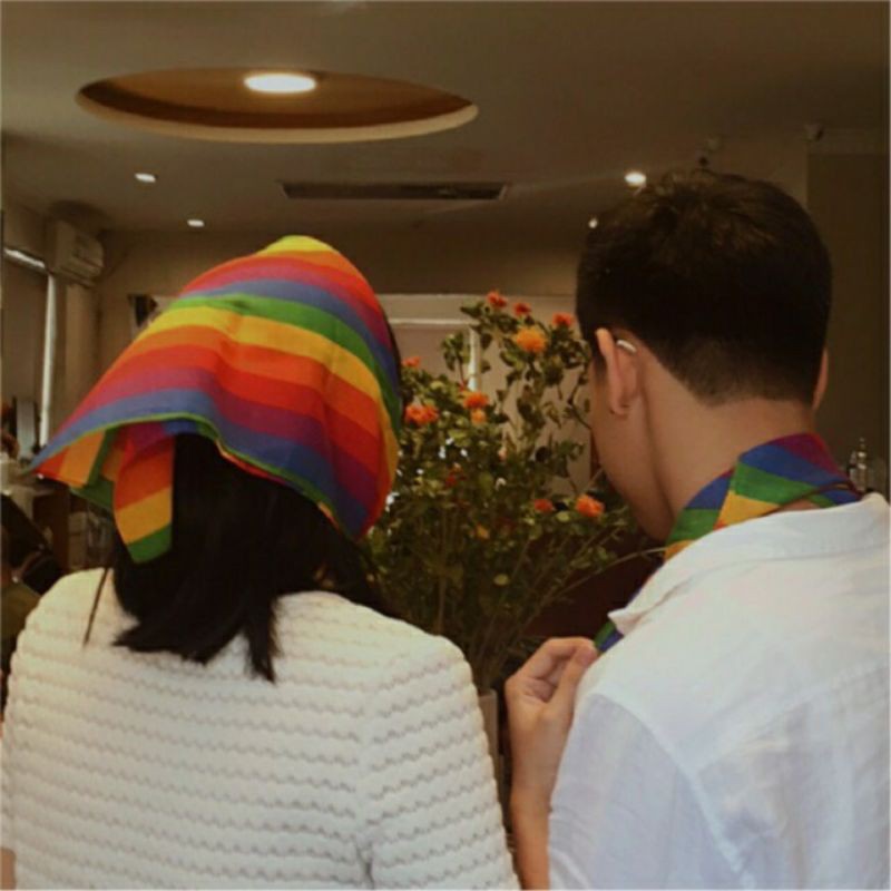 Khăn bandana cầu vồng LGBT