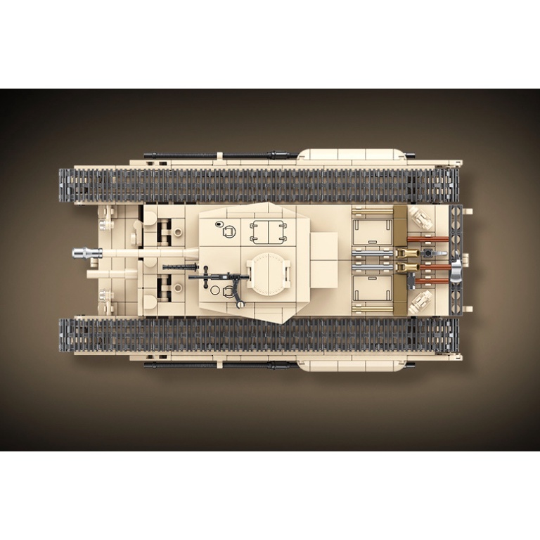 Set 1031 Mô Hình Xe Tăng MOC WW2 Churchill MK.I Dễ Thương Cho Bé