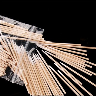 2 Gói Tăm Bông Cán Gỗ Chà Tê ,Chà Mực (Túi 100c)