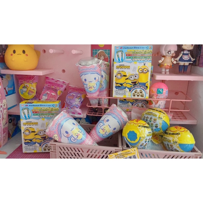 Bánh kẹo ăn vặt thái lan | Kẹo Cinnamoroll, Minions, Unicorn