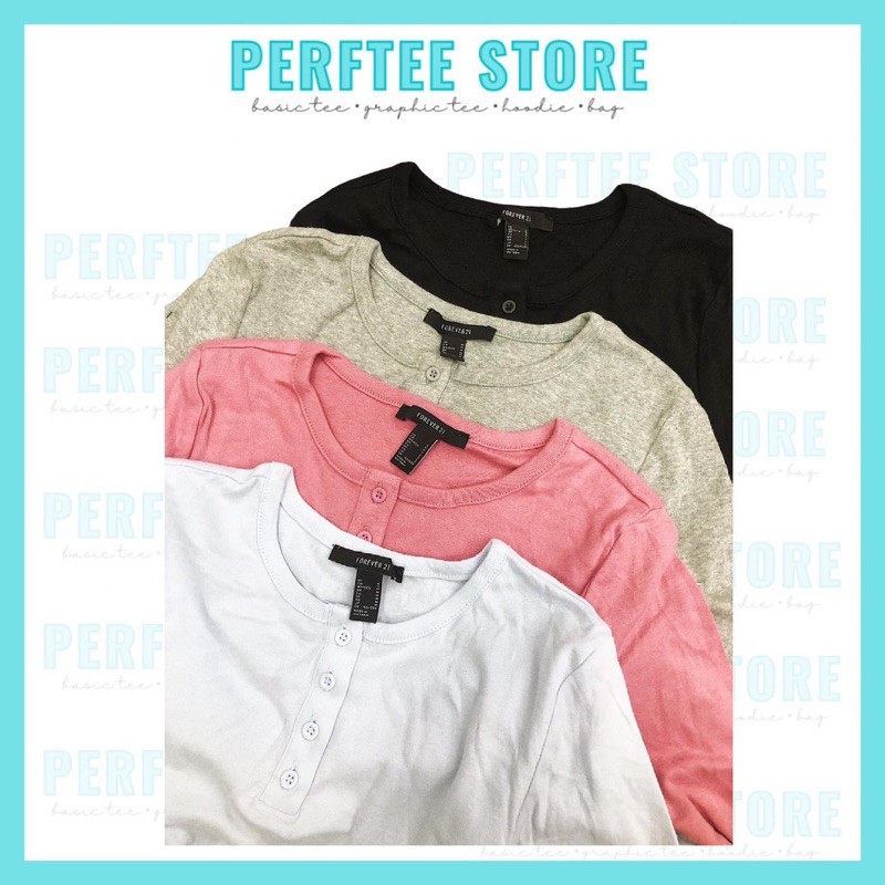 ÁO THUN TAY DÀI F21 CROTOP / PERFTEE 2/