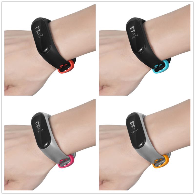 Dây Đeo Thay Thế Bằng Silicone Cho Xiaomi Mi Band 3 / 4 / 5 | BigBuy360 - bigbuy360.vn