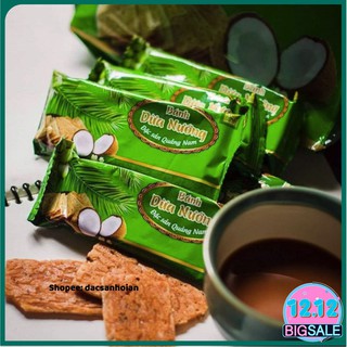 BÁNH DỪA NƯỚNG 150g DATE mới - ĐẶC SẢN QUẢNG NAM- Túi có 10 gói nhỏ-Loại 1