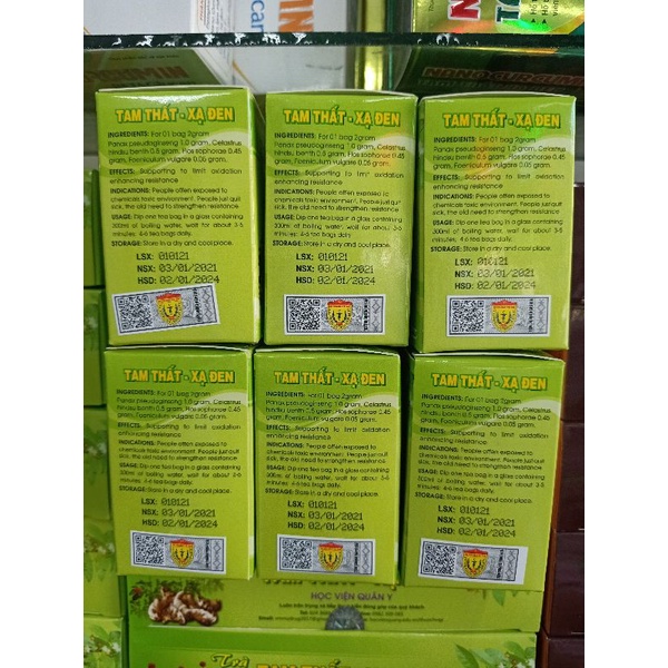 Trà Tam Thất Xạ Đen Học Viện Quân Y