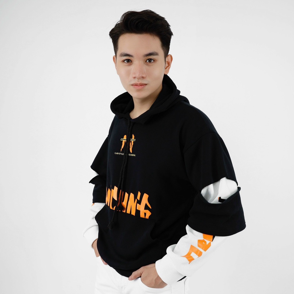 Áo hoodie nam form rộng vải nỉ dày dặn, siêu co giãn chuẩn form thời trang cao cấp thời trang Hpfashion - KVAHD03