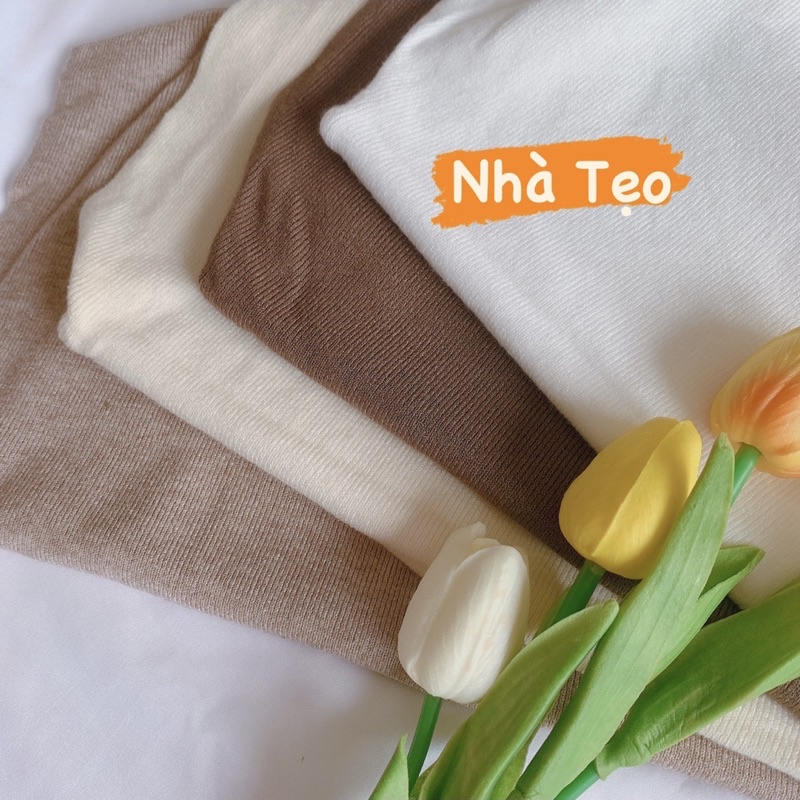 [Hàng sẵn] ÁO LEN TRƠN CÁNH DƠI CỔ 3cm - ÁO LEN NỮ QUẢNG CHÂU
