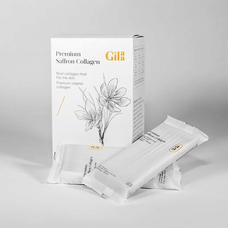 Bột uống trắng da Collagen Cao Cấp kết hợp Saffron Gilaa Premium Saffron Collagen  - HONGS BEAUTY