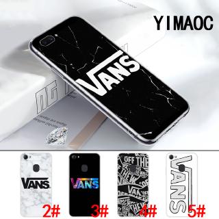 Ốp điện thoại TPU mềm trong suốt hình logo VANS cho OPPO A3S A5 A37 A39 A5S A7 A59 F1S F3 A1 F5 F7 F9 Pro 153U
