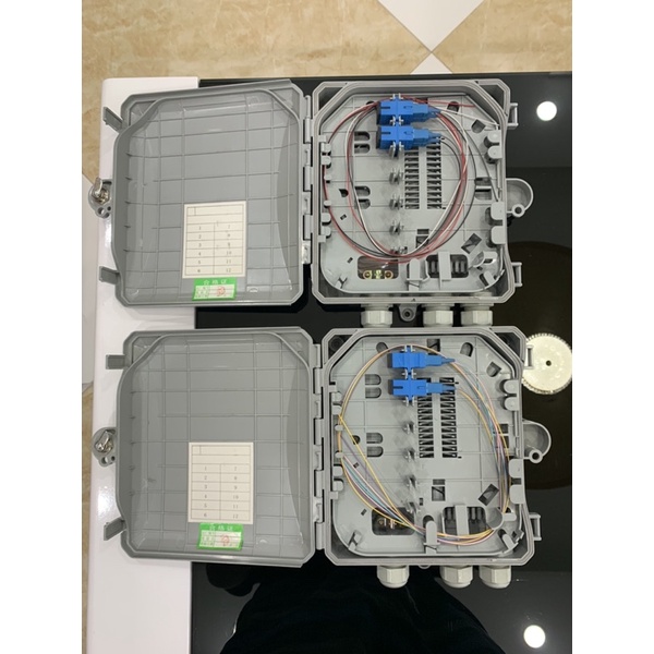 Hộp phối quang, hộp ODF 4FO, 8FO, 12FO, 24FO  ngoài trời vỏ nhựa
