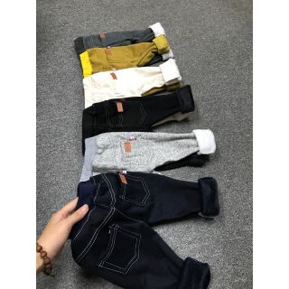 Combo 5 quần giả jean lót lông+2 áo giữ nhiêt cho bé