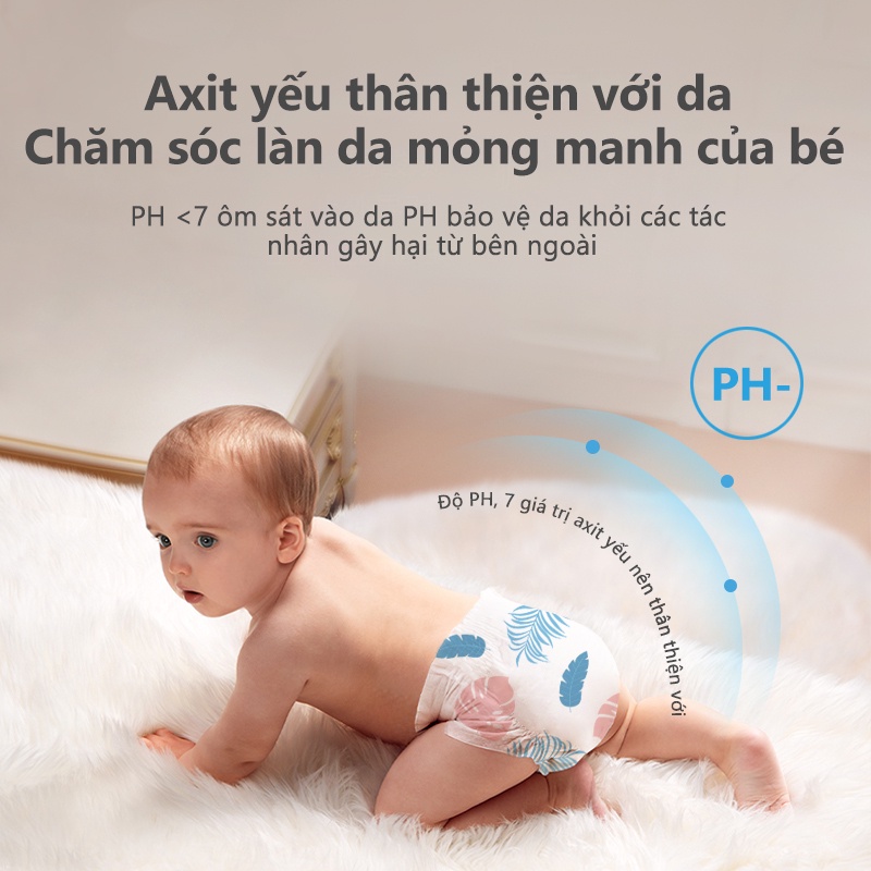 [Einmilk.ân ninh] Tã siêu mỏng xanh dương 0,2 cm dành cho bé Thoáng khí thấm hút cao Baby Diapers DIA230