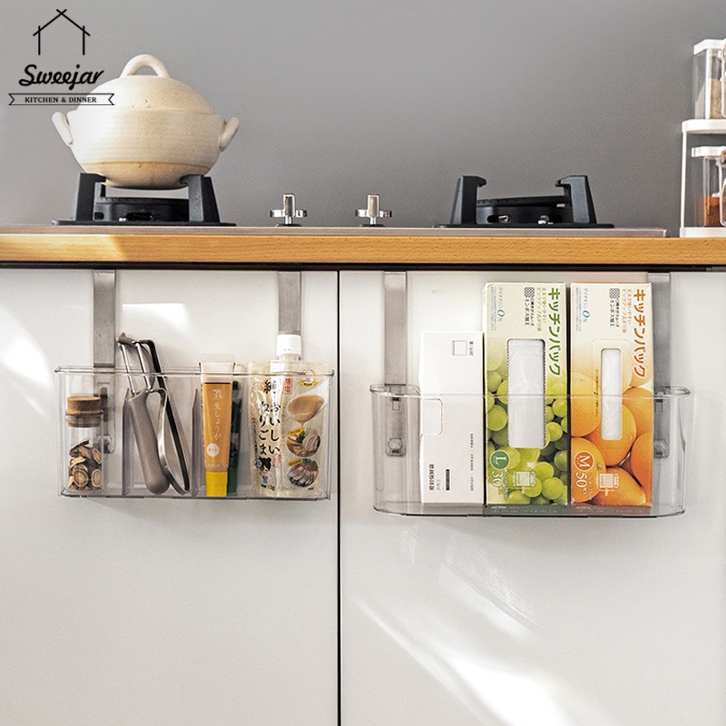 SWEEJAR Khay đựng đồ dùng  treo cửa tủ nhà bếp tiện lợi đa năng