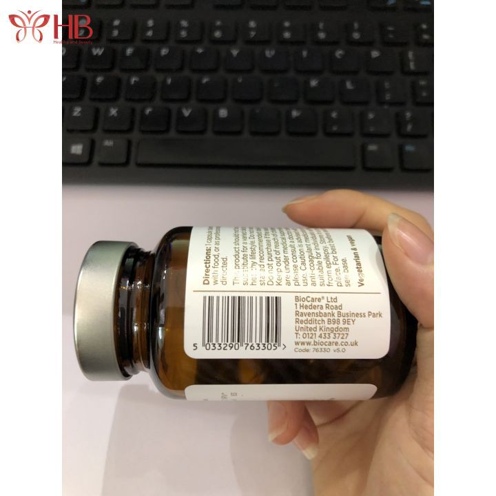 Viên uống tinh dầu hoa anh thảo BioCare Evening Primrose Oil hỗ trợ làm đẹp da,giảm mụn, ngăn ngừa lão hóa