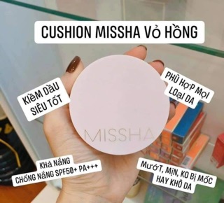 Phấn nước missha hồng nhám