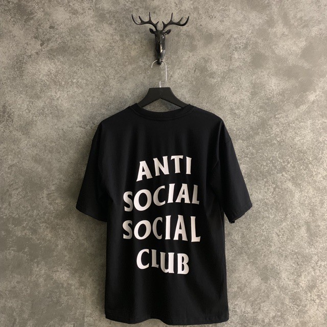 ÁO PHÔNG ANTI SOCIAL SOCIAL CLUB BASIC 🌼 FREESHIP 🌼 Chất cotton siêu đẹp - TEE ASSC (BLACK/WHITE) '