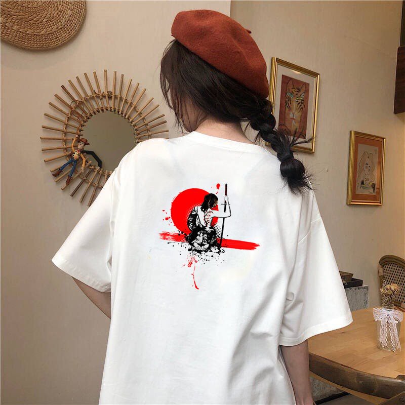 Áo thun tay lỡ nữ form rộng Samurai form rộng vải dày mịn 2020T1802