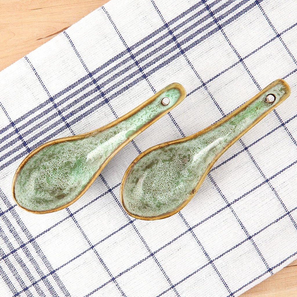 YIYU Muỗng Ăn Súp Phong Cách Nhật Bản