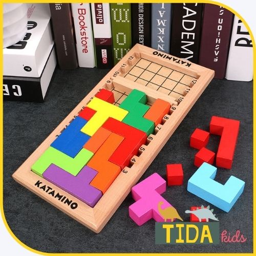 Katamino Tetris ⚡ HOT TREND ⚡ Game Treasure World Với 1001 Cách Chơi Xếp Gạch Puzzle Box Màu Sắc Giáo Dục Sớm TiDa Kids