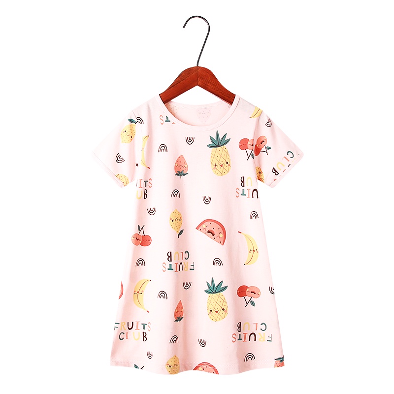 Mum Girls Matching Dres Little Big Girls Clothes Cotton Soft Sleep dresses