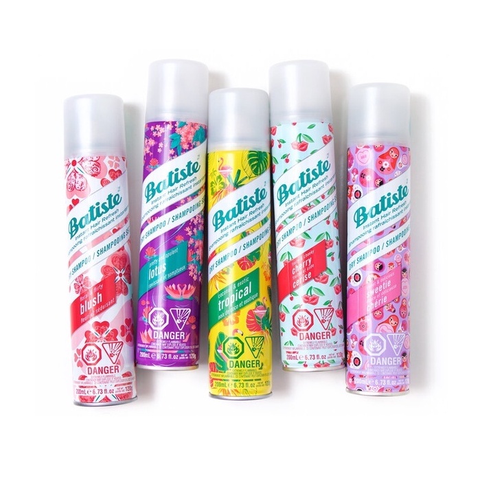 Dầu Gội Khô Batiste Dry Shampoo 200ml