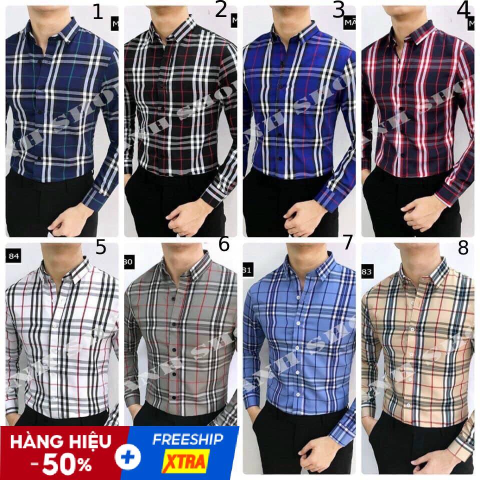 Áo Sơ Mi Nam BBR Kẻ Sọc Siêu Đẹp Nam Tính Thanh Lịch Sang Trọng