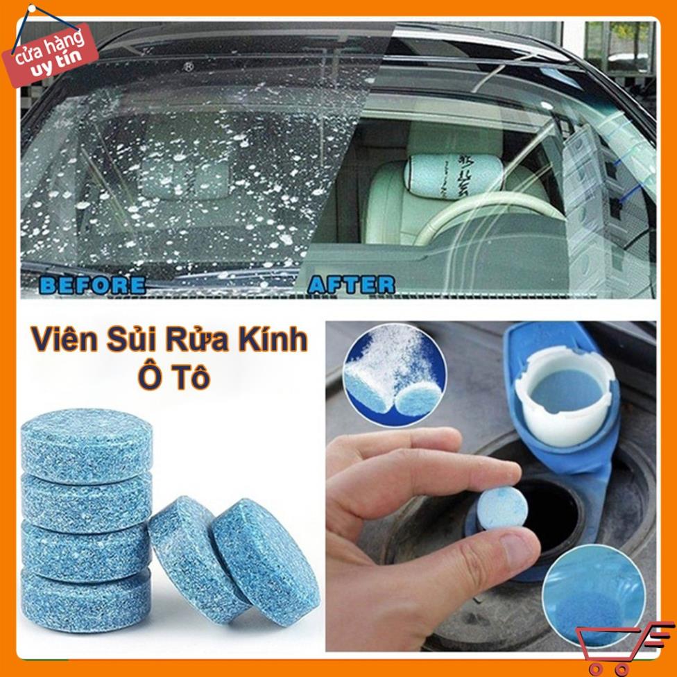 Viên sủi rửa kính ô tô - 1 Viên được 4 lít nước chống bám cặn