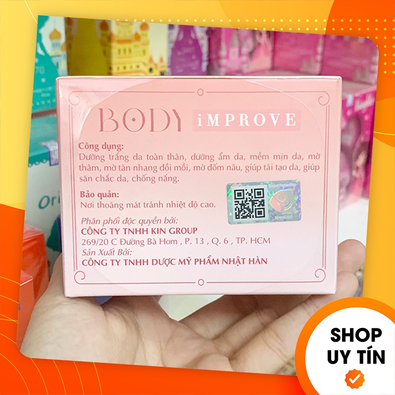 [Chính hãng] Kem Body Thu Thuỷ Bereovi Improve Tone Up B5 Be 220g
