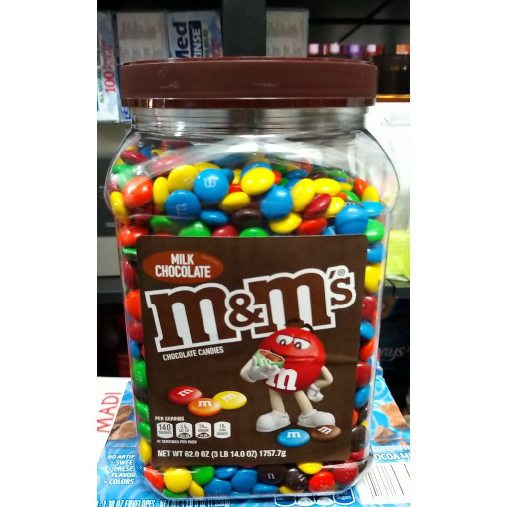 KẸO SOCOLA SỮA M&amp;M MILK CHOCOLATE HỘP 1757.7G CỦA MỸ