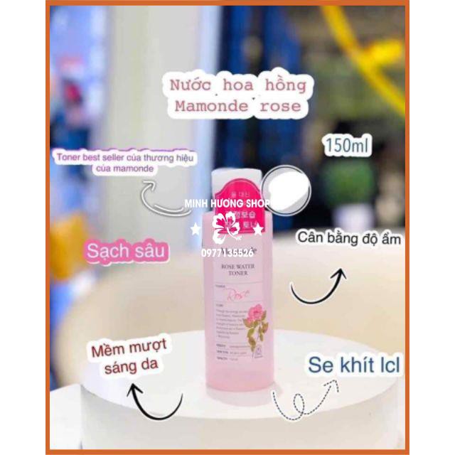 Nước hoa hồng MAMONDE 🍓 KHÔNG CỒN DỊU NHẸ 🍑 cấp ẩm giúp da mềm mịn | BigBuy360 - bigbuy360.vn