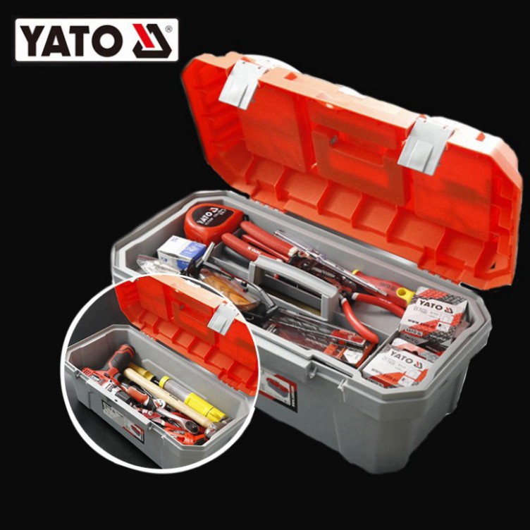 (xả kho) Hộp đựng đồ nghề bằng nhựa Yato YT-88880